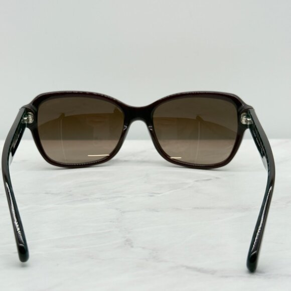Coach Womens Sunglasses Oxblood Square Brown Gradient HC8232 550913 56 17 140mm - Picture 6 of 10